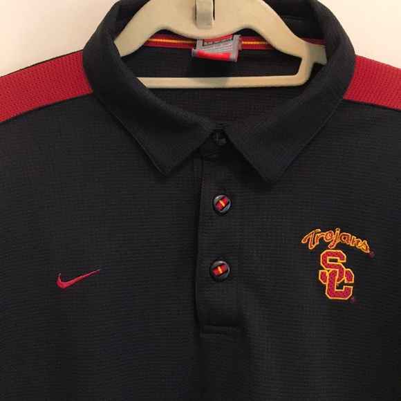 Men’s Nike Dry-Fit USC Trojans Polo Shirt - Picture 2 of 7